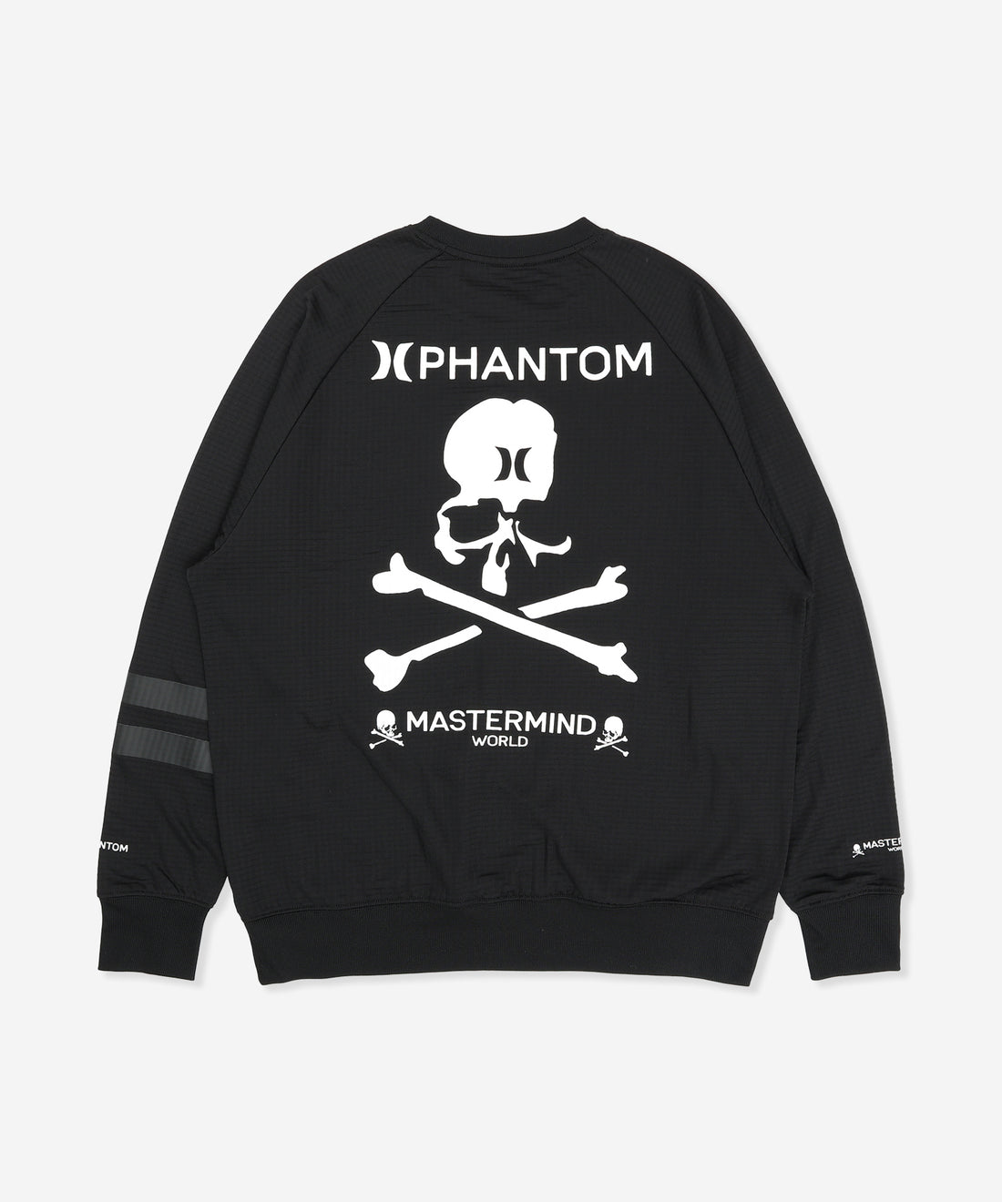 【NEW】MASTERMIND PHANTOM WAFFLE INNER LOOSE CREW ユニセックス/ファントムワッフルインナールーズクルーネック/オーバーサイズフィット