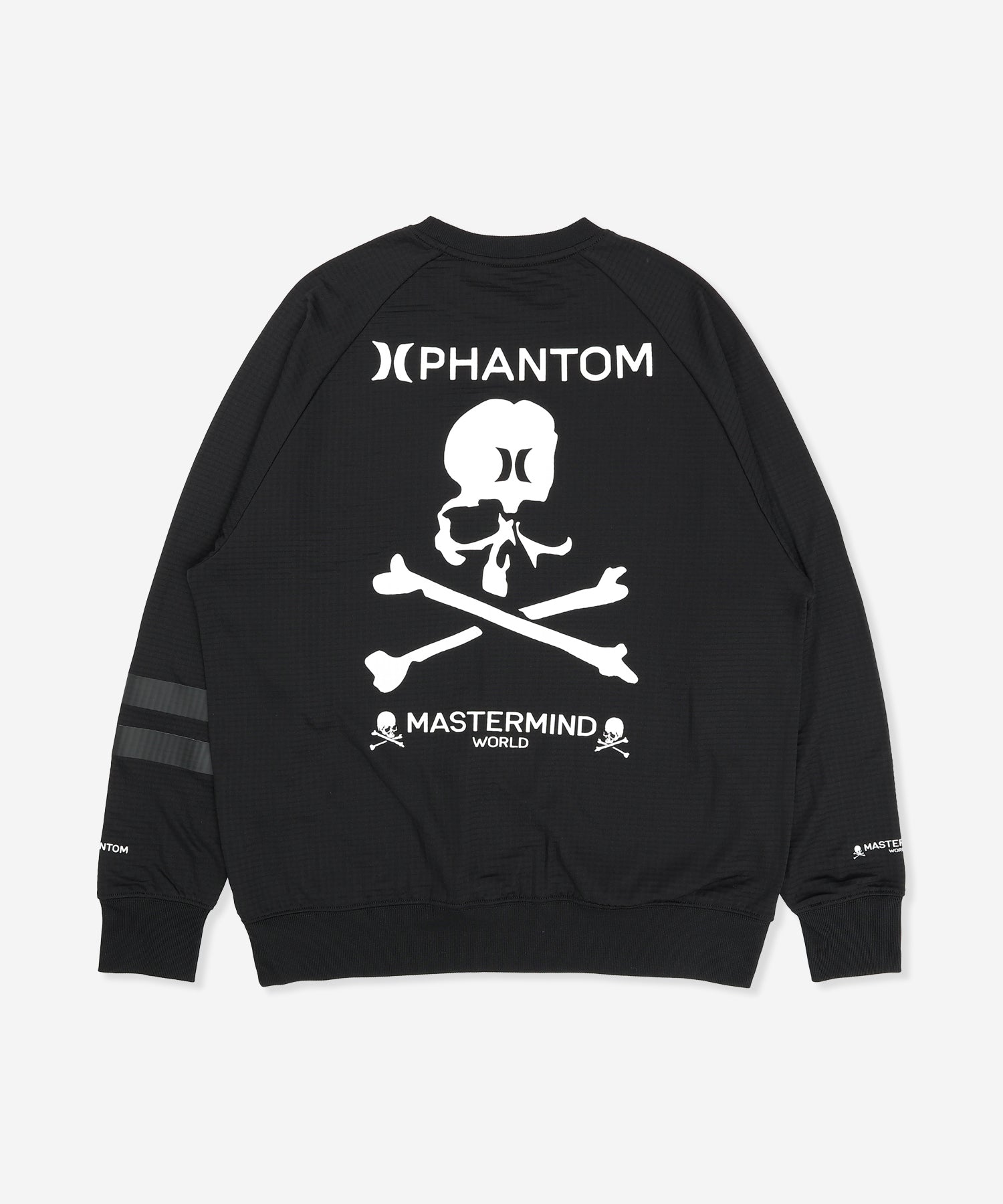 【NEW】MASTERMIND PHANTOM WAFFLE INNER LOOSE CREW ユニセックス/ファントムワッフルインナールーズクルーネック/オーバーサイズフィット