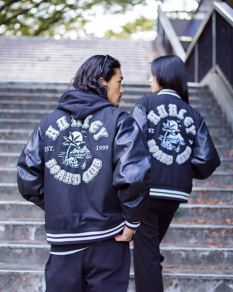 MENS HURLEY LOGO VARSITY JACKET メンズ/ジャケット