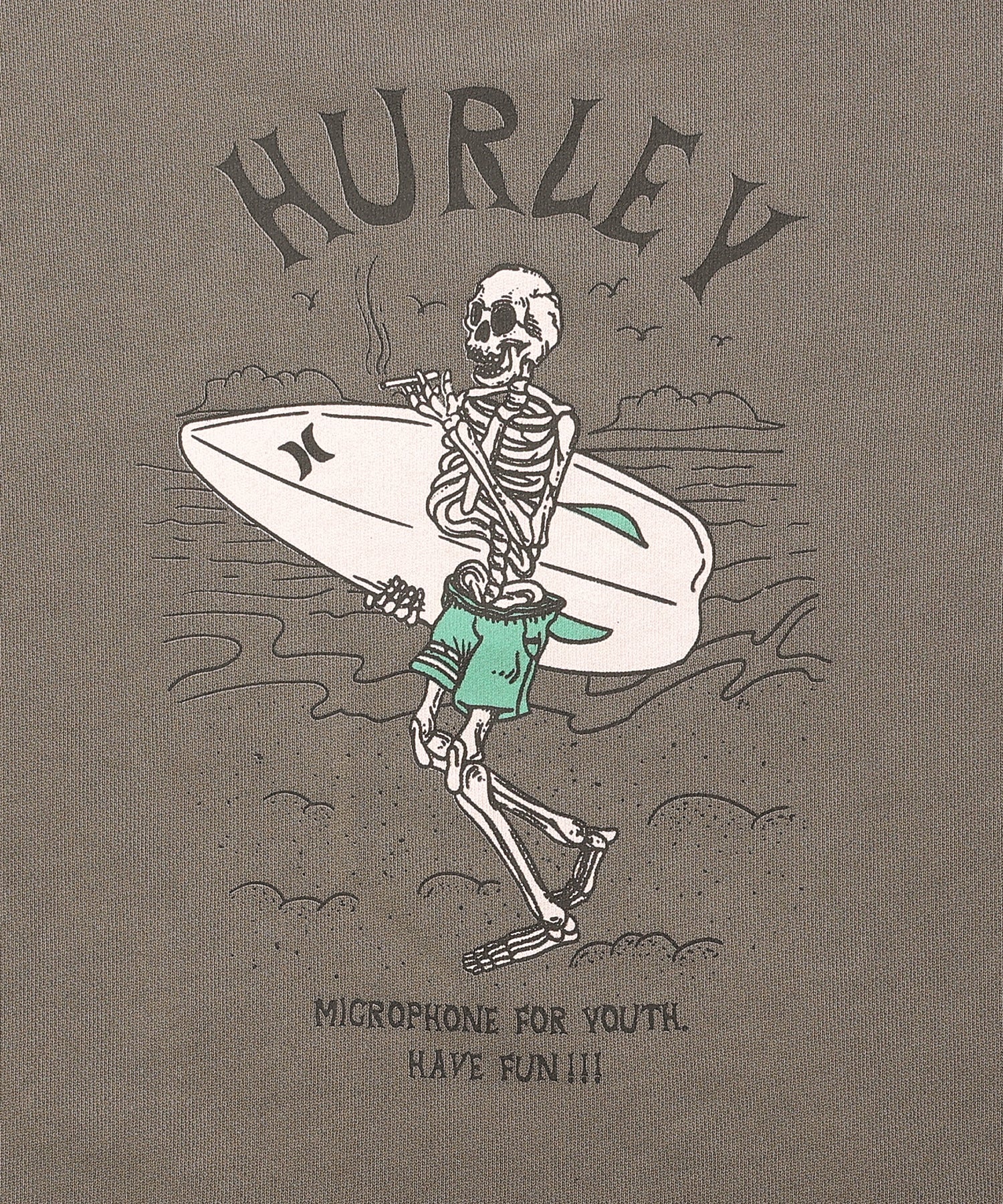 【NEW】SWEAT SKULL SURF  ユース/スウェット/レギュラーフィット