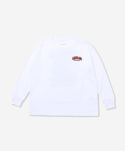 BOYS OVERSIZED BIG WAVE LONG SLEEVE TEE ボーイズ/ロンT