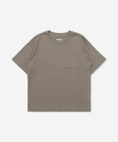 SQUARE LOGO OVERSIZED SHORTSLEEVE TEE ユース/Tシャツ/オーバーサイズフィット