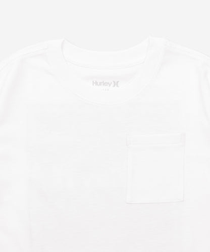 SQUARE LOGO OVERSIZED SHORTSLEEVE TEE ユース/Tシャツ/オーバーサイズフィット