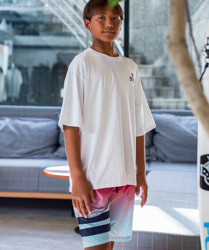 BOYS PHANTOM OVERSIZED BORN FROM WATER SHORT SLEEVE TEE ボーイズ/ラッシュガード