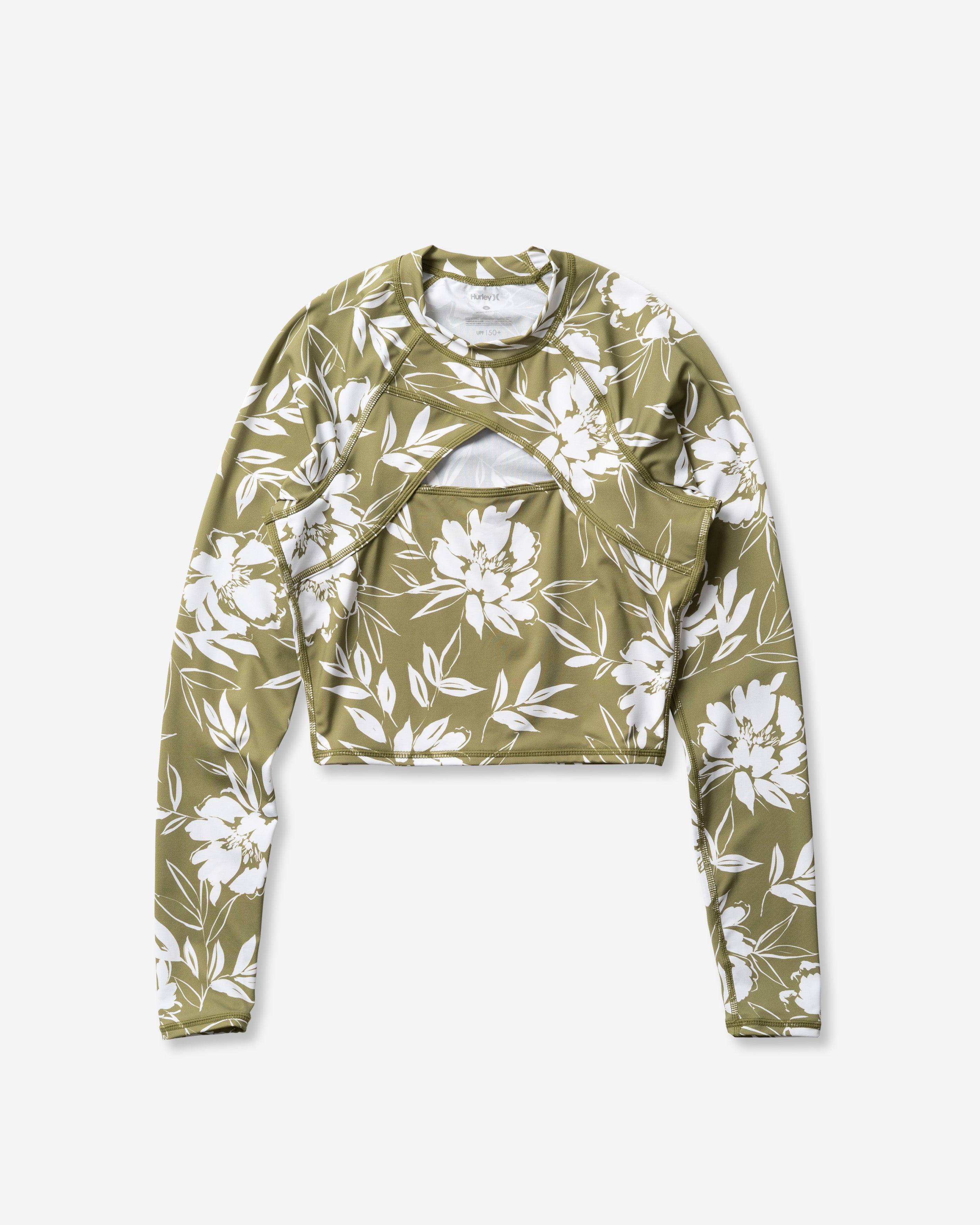 WOMENS WAIMEA VOLLEY LONG SLEEVE CROPPED RASHGUARD レディース/ラッシュガード