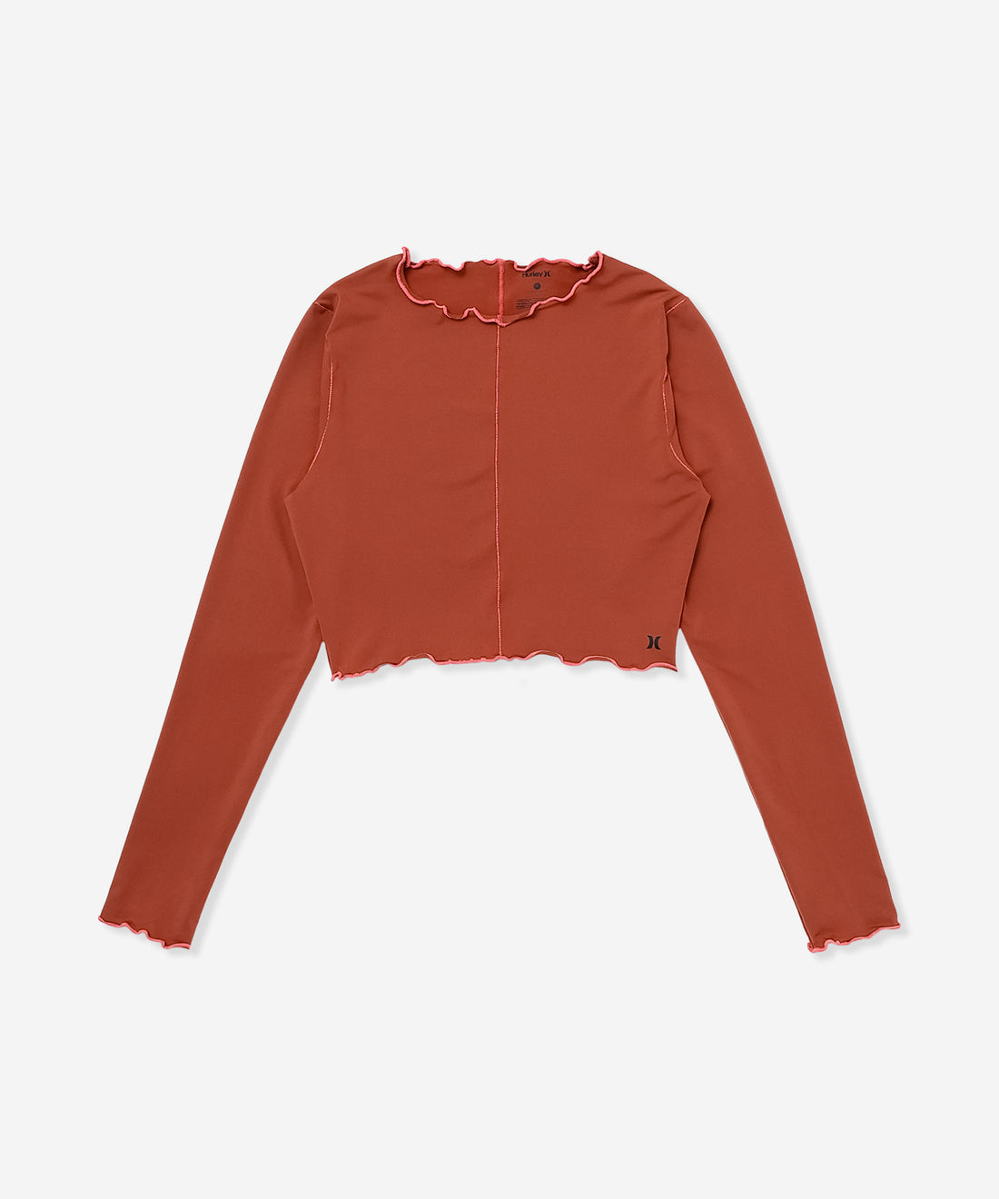 SOLID CROPED LONGSLEEVE RASHGUARD レディース/水着