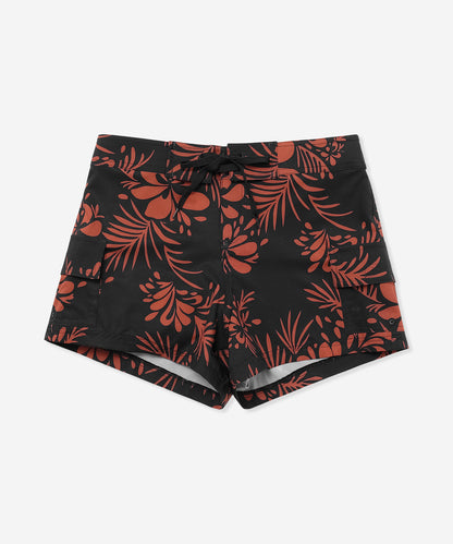 HIDDEN TROPICAL 3INCH CARGO BOARDSHORTS レディース/水着