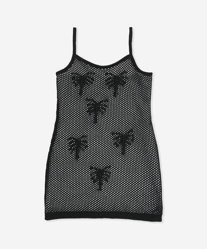 【NEW】エンブロイダリー クロシェ ミニ ドレス (レディース/水着)