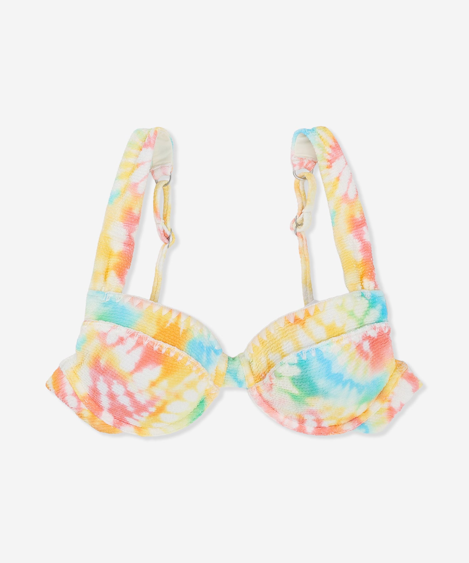 【NEW】タイダイ スクランチ アンダーワイヤー トップ (レディース/水着)