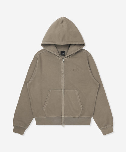 【NEW】SWEAT OLD ENGLISH PIGMENT FULL ZIP HOODIE メンズ/フリース・フーディー/レギュラーフィット