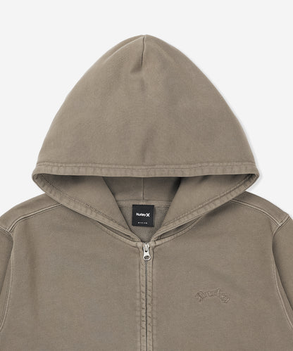 【NEW】SWEAT OLD ENGLISH PIGMENT FULL ZIP HOODIE メンズ/フリース・フーディー/レギュラーフィット