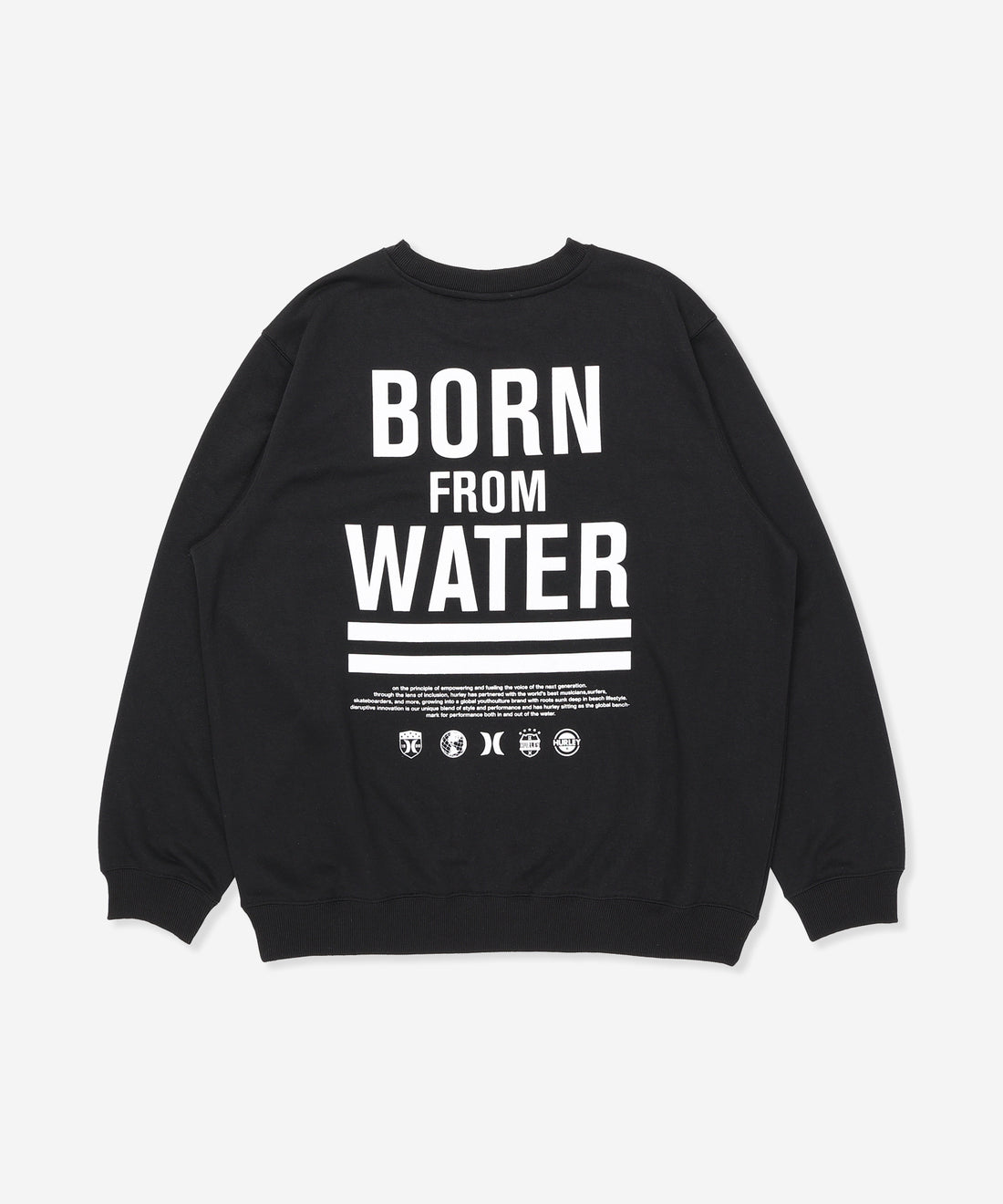 【NEW】SWEAT BORN FROM WATER CREW メンズ/スウェット/レギュラーフィット