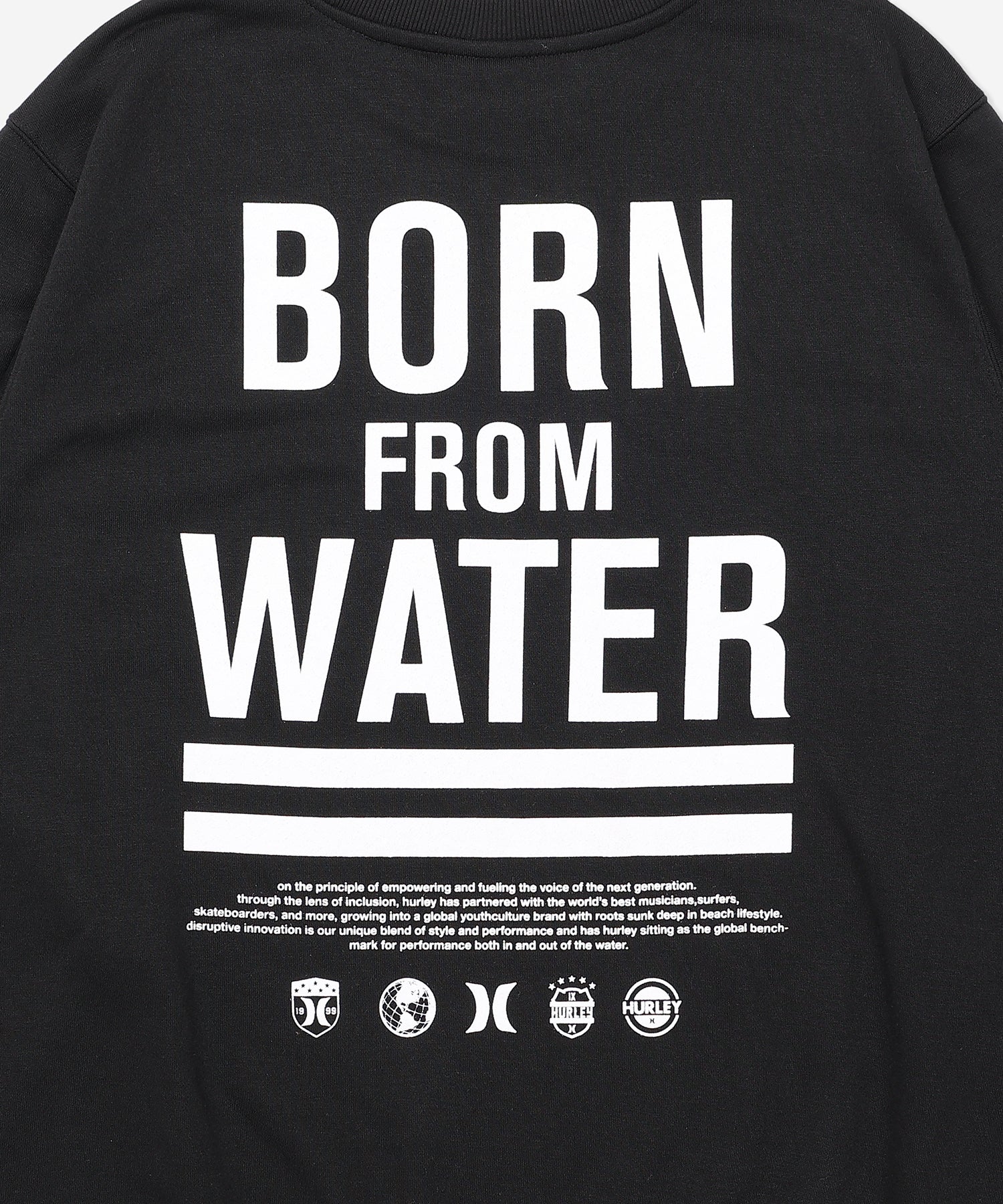 【NEW】SWEAT BORN FROM WATER CREW メンズ/スウェット/レギュラーフィット