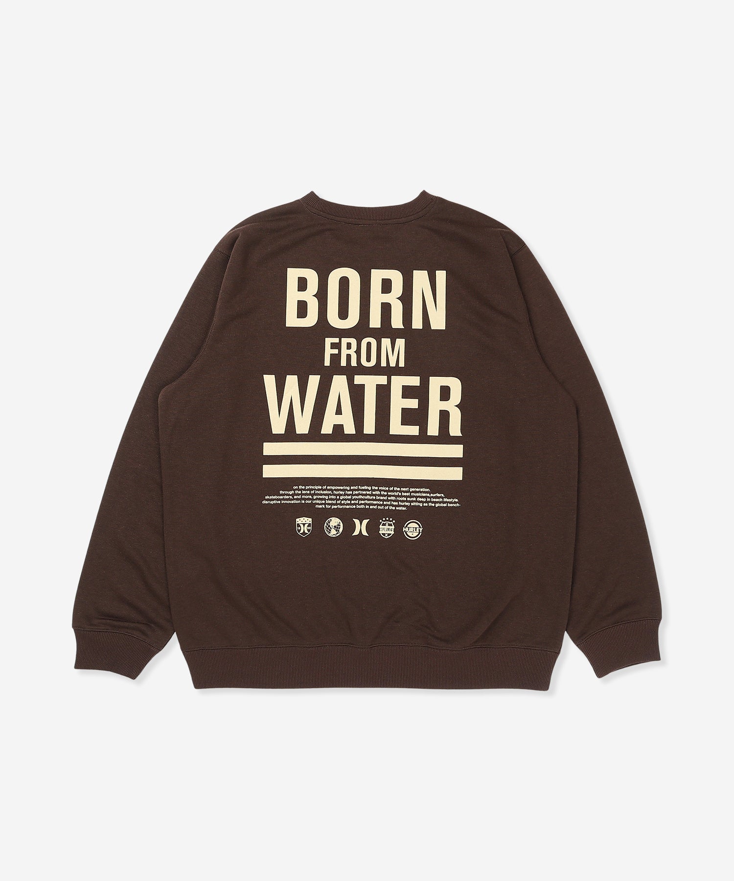 【NEW】SWEAT BORN FROM WATER CREW メンズ/スウェット/レギュラーフィット