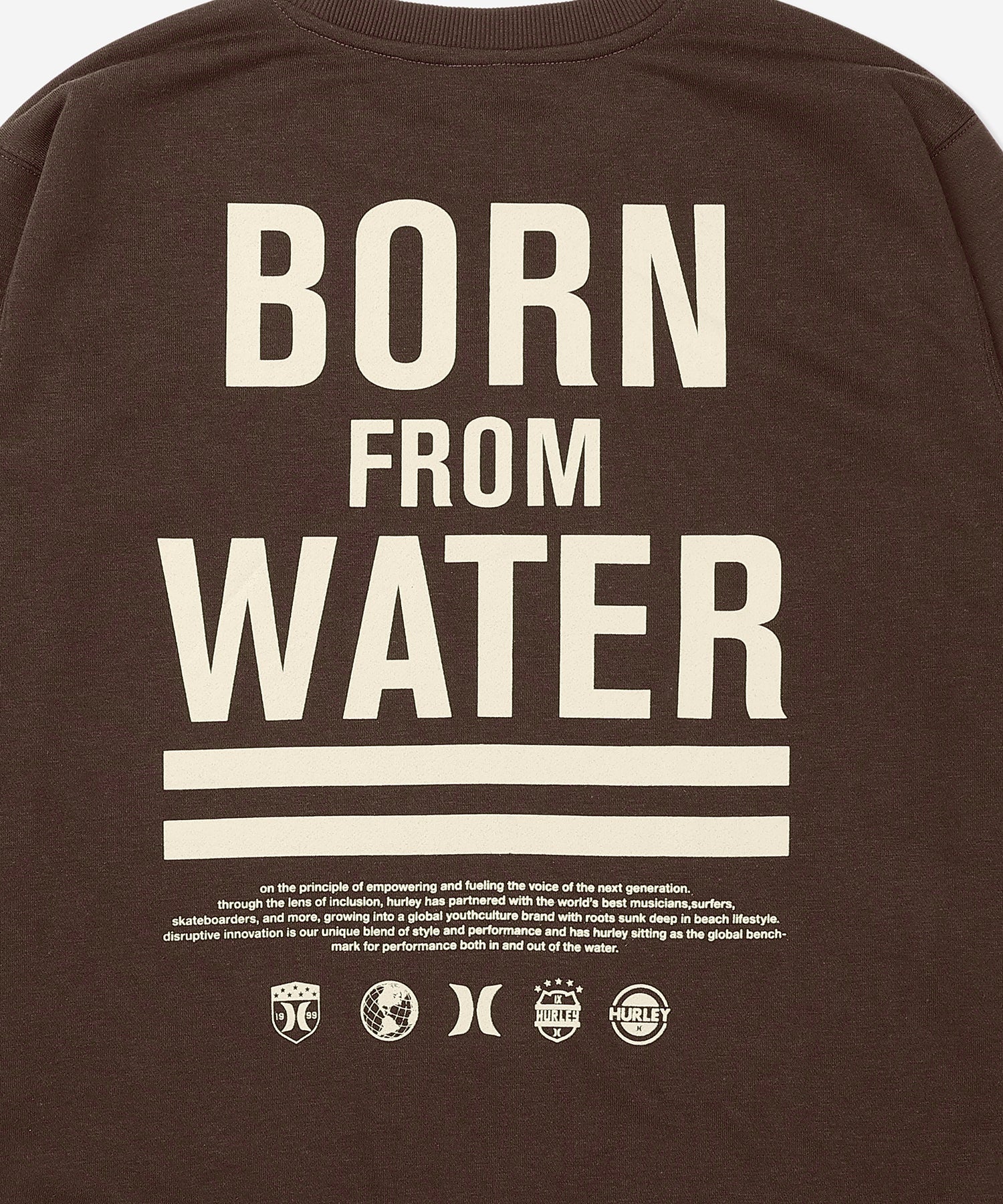 【NEW】SWEAT BORN FROM WATER CREW メンズ/スウェット/レギュラーフィット