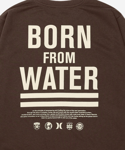 【NEW】SWEAT BORN FROM WATER CREW メンズ/スウェット/レギュラーフィット