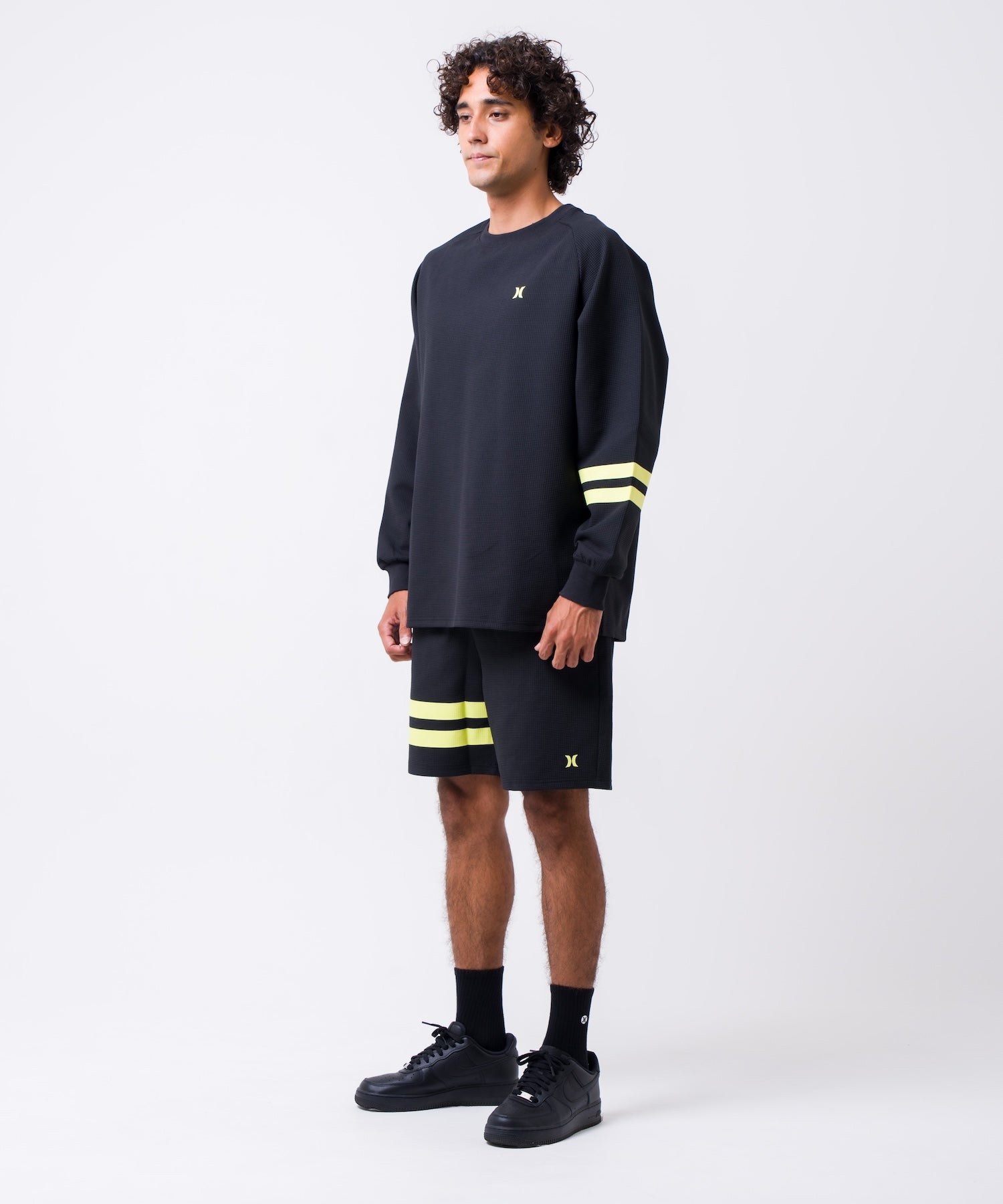 【NEW】THERMAL BLOCK PARTY LONG SLEEVE メンズ/ロンT/オーバーサイズフィット