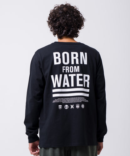 【NEW】BORN FROM WATER LONG SLEEVE TEE メンズ/ロンT/レギュラーフィット