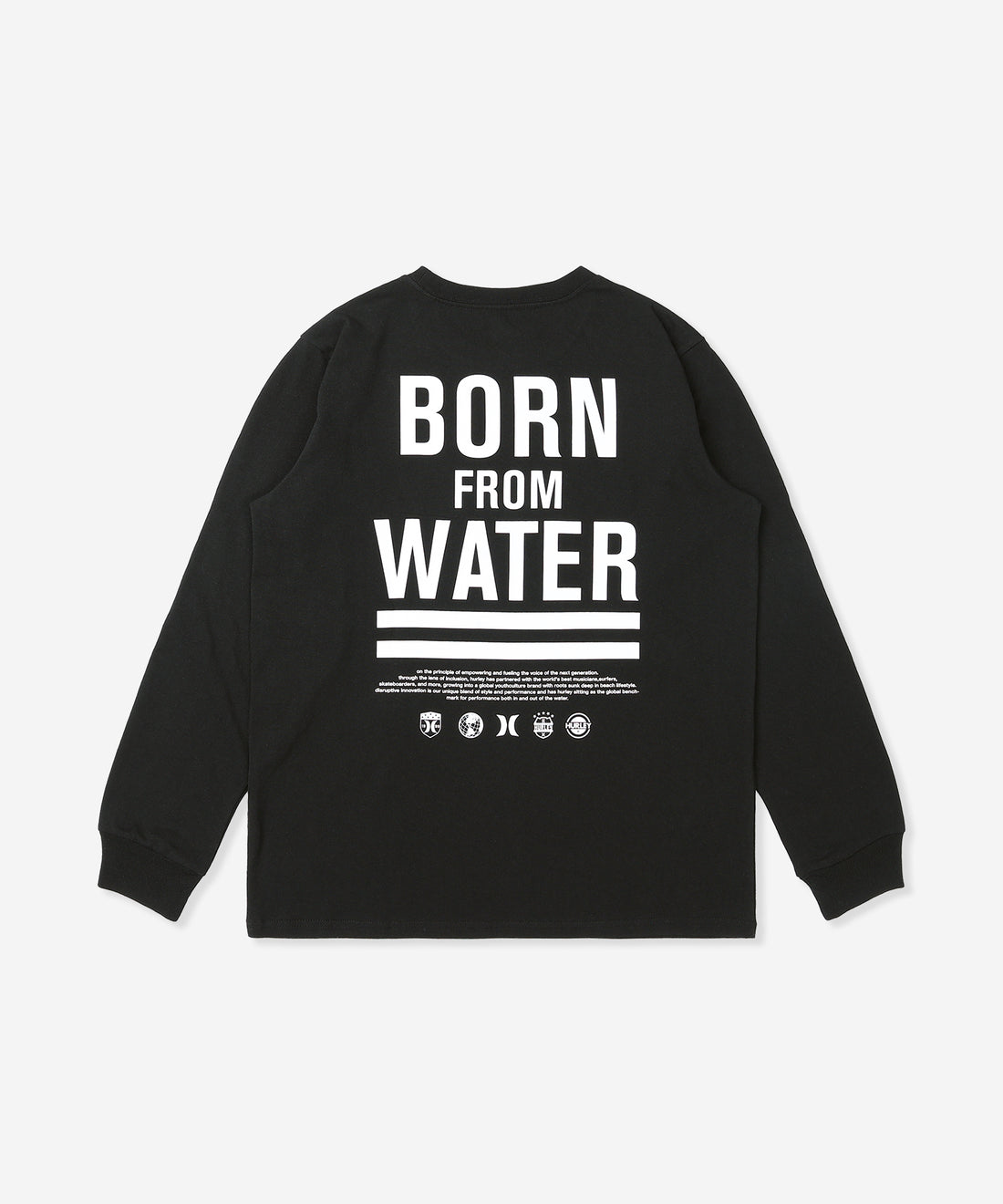 BORN FROM WATER LONG SLEEVE TEE メンズ/ロンT/レギュラーフィット