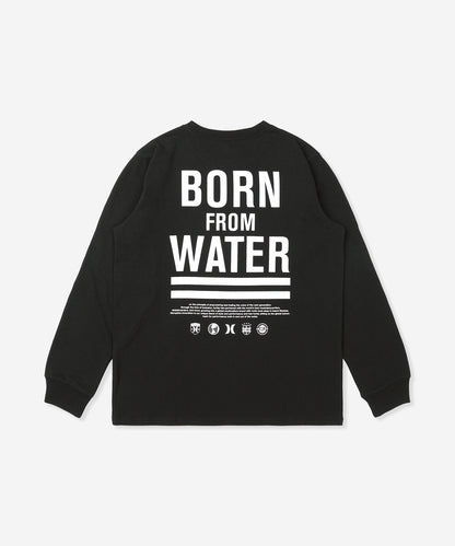 【NEW】BORN FROM WATER LONG SLEEVE TEE メンズ/ロンT/レギュラーフィット