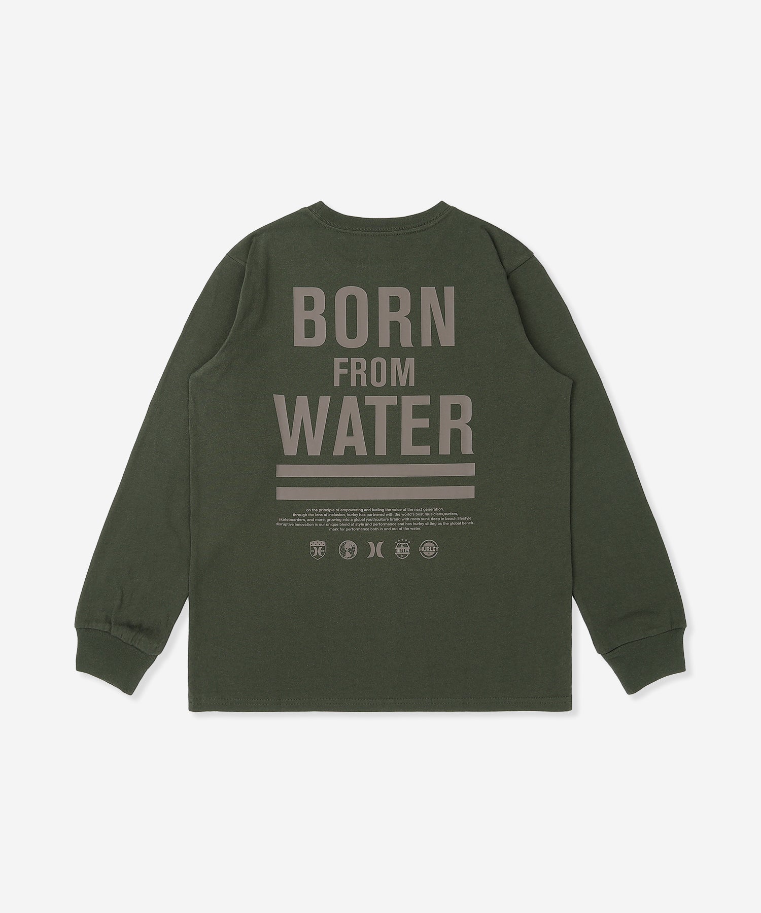 【NEW】BORN FROM WATER LONG SLEEVE TEE メンズ/ロンT/レギュラーフィット