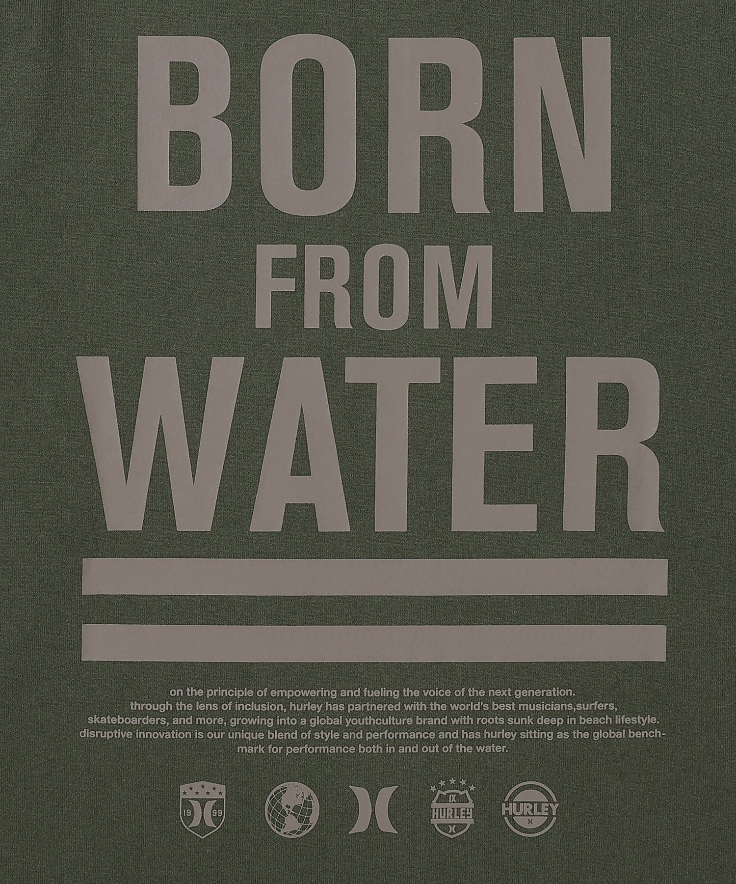 【NEW】BORN FROM WATER LONG SLEEVE TEE メンズ/ロンT/レギュラーフィット
