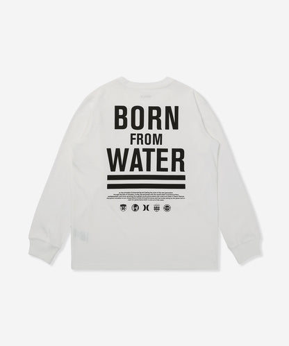【NEW】BORN FROM WATER LONG SLEEVE TEE メンズ/ロンT/レギュラーフィット