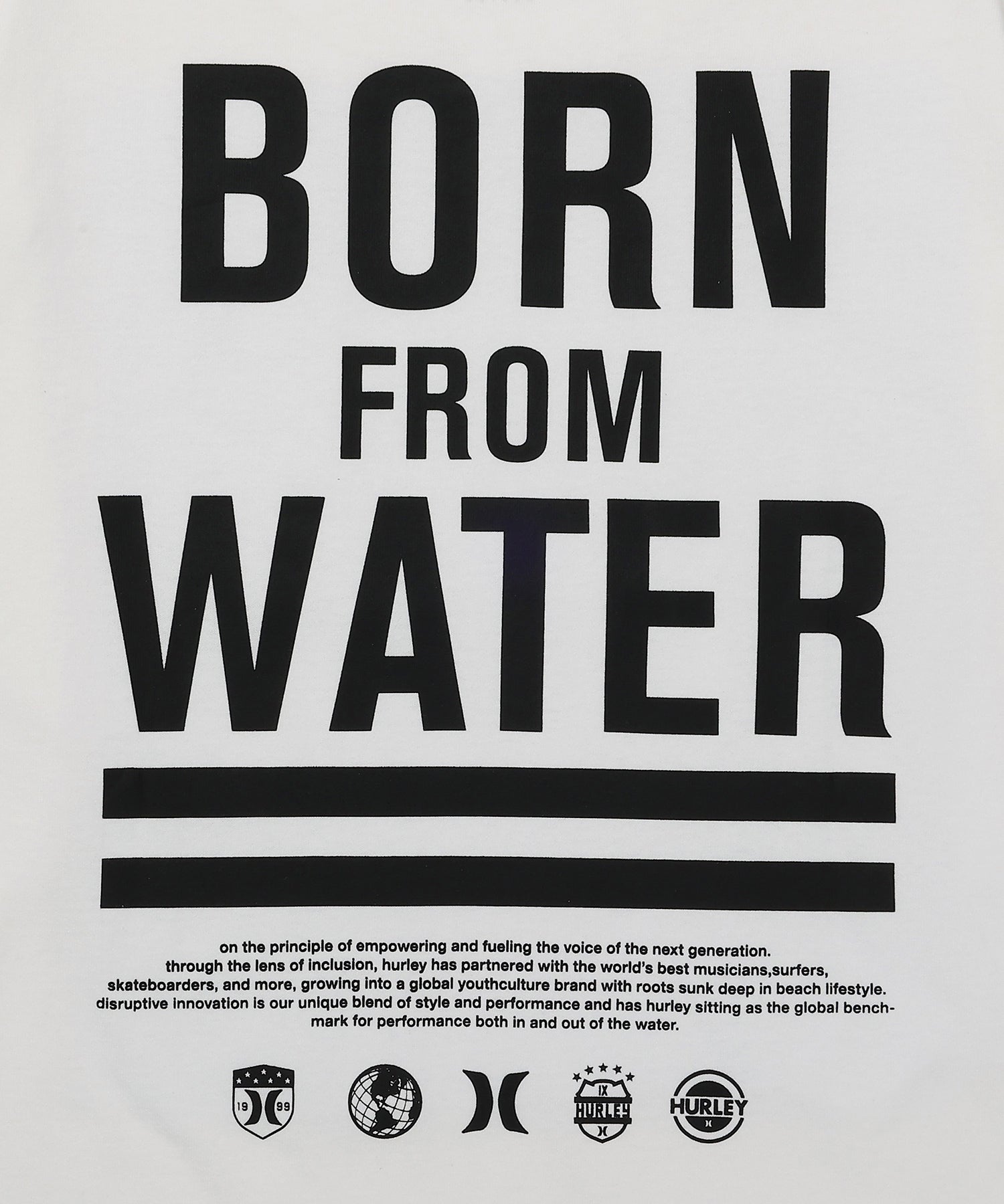 【NEW】BORN FROM WATER LONG SLEEVE TEE メンズ/ロンT/レギュラーフィット