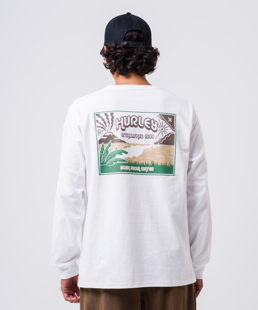 【NEW】VOLCANO LONG SLEEVE TEE メンズ/ロンT/レギュラーフィット