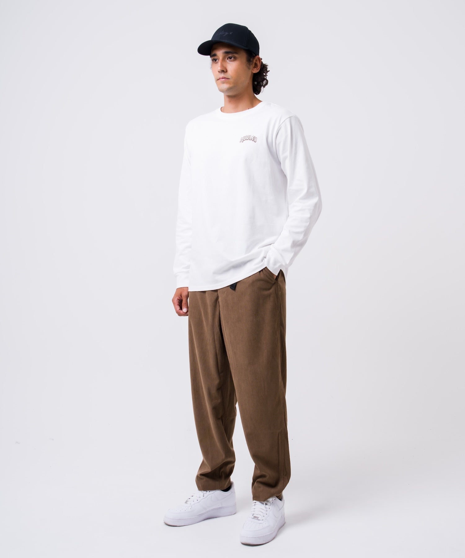 【NEW】VOLCANO LONG SLEEVE TEE メンズ/ロンT/レギュラーフィット