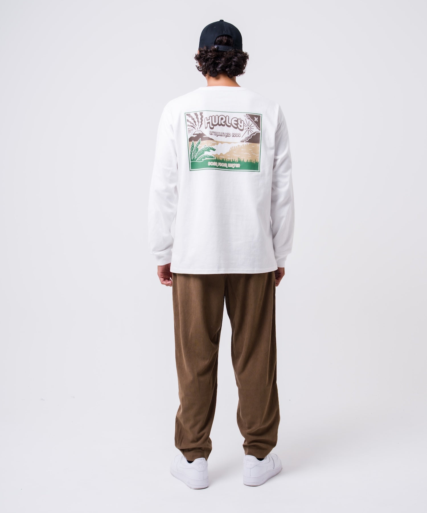 【NEW】VOLCANO LONG SLEEVE TEE メンズ/ロンT/レギュラーフィット