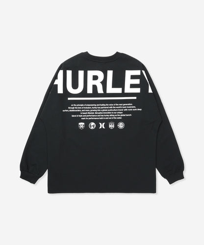【NEW】サーマル ビック アイコン オーバーサイズ ロングスリーブ Tシャツ (メンズ/ロンT/オーバーサイズ)