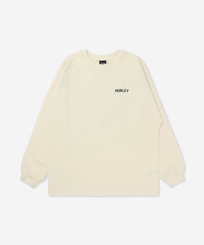 【NEW】サーマル ビック アイコン オーバーサイズ ロングスリーブ Tシャツ (メンズ/ロンT/オーバーサイズ)