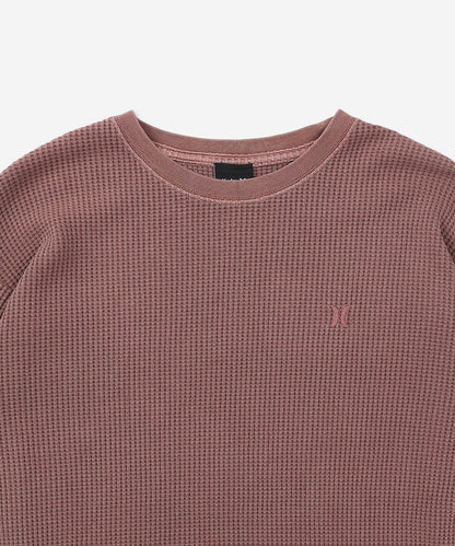 【NEW】サーマル ピグメント オーバーサイズ ロングスリーブ Tシャツ (メンズ/ロンT/オーバーサイズ)