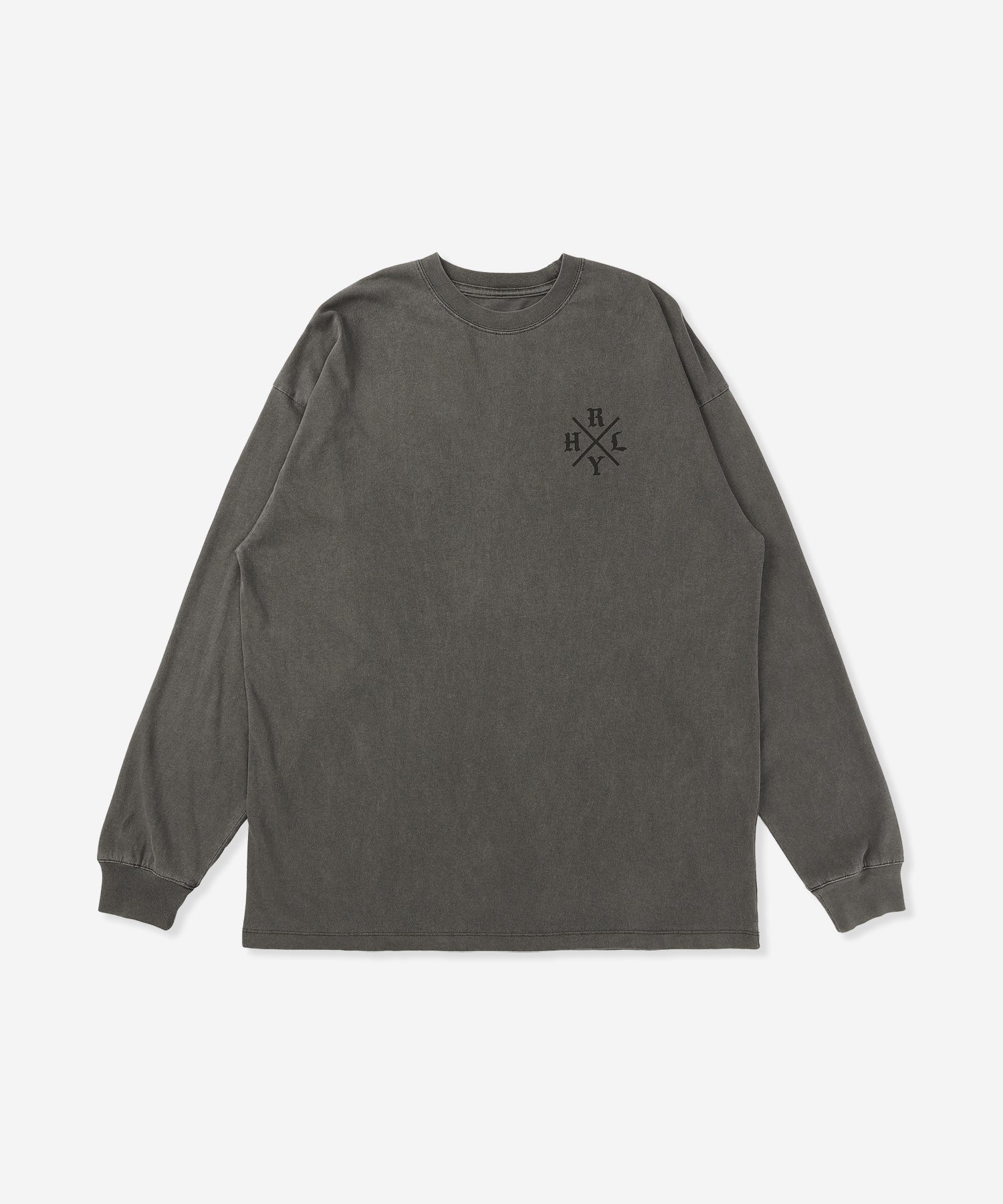 【NEW】ピグメント オーバーサイズ ロングスリーブ Tシャツ (メンズ/ロンT/オーバーサイズ)
