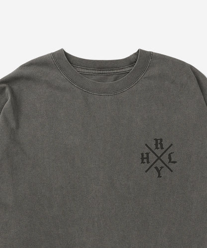 【NEW】ピグメント オーバーサイズ ロングスリーブ Tシャツ (メンズ/ロンT/オーバーサイズ)