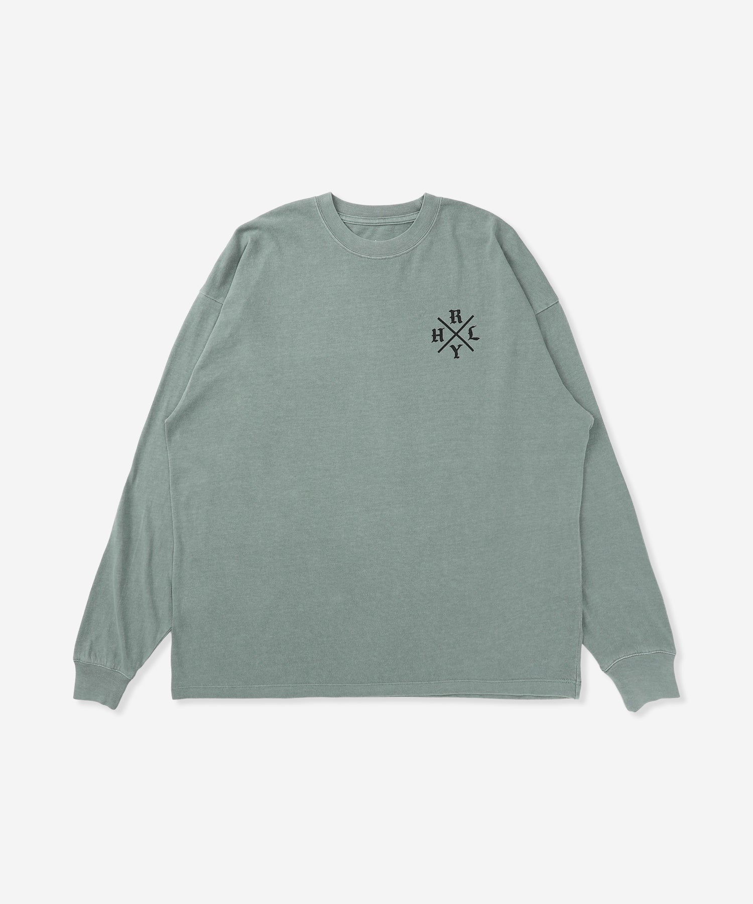 【NEW】ピグメント オーバーサイズ ロングスリーブ Tシャツ (メンズ/ロンT/オーバーサイズ)