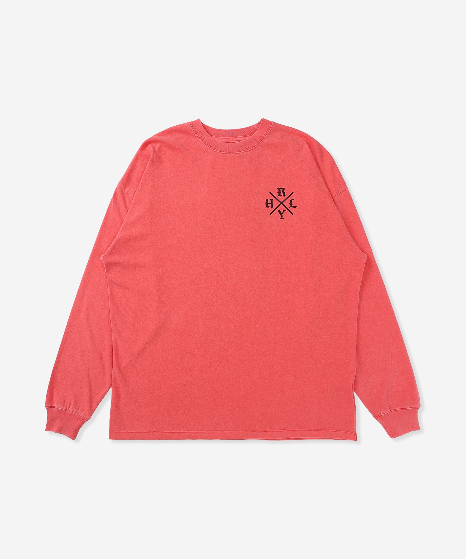 【NEW】ピグメント オーバーサイズ ロングスリーブ Tシャツ (メンズ/ロンT/オーバーサイズ)
