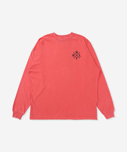 【NEW】ピグメント オーバーサイズ ロングスリーブ Tシャツ (メンズ/ロンT/オーバーサイズ)