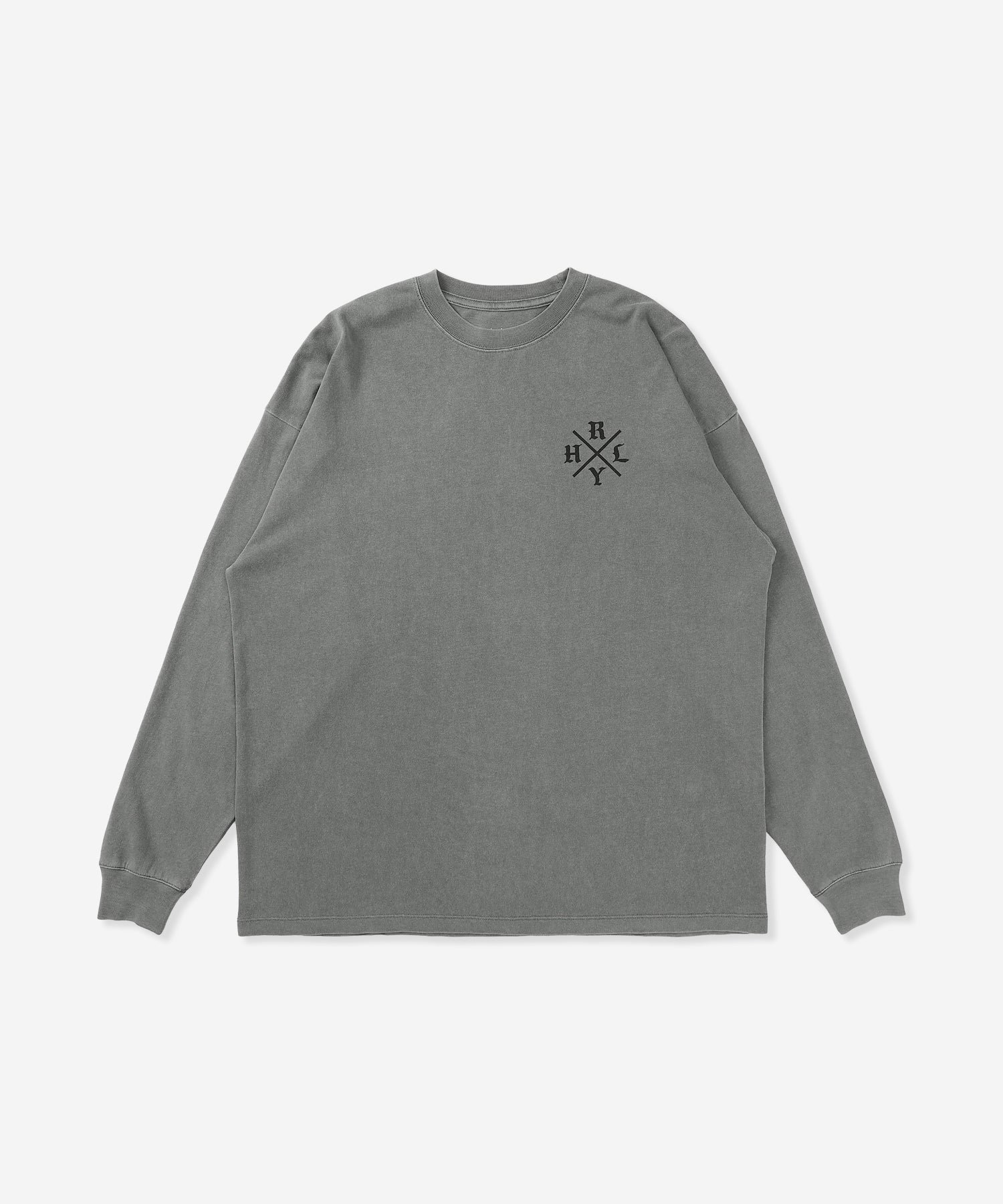 【NEW】ピグメント オーバーサイズ ロングスリーブ Tシャツ (メンズ/ロンT/オーバーサイズ)