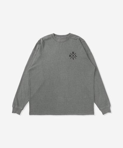 【NEW】ピグメント オーバーサイズ ロングスリーブ Tシャツ (メンズ/ロンT/オーバーサイズ)