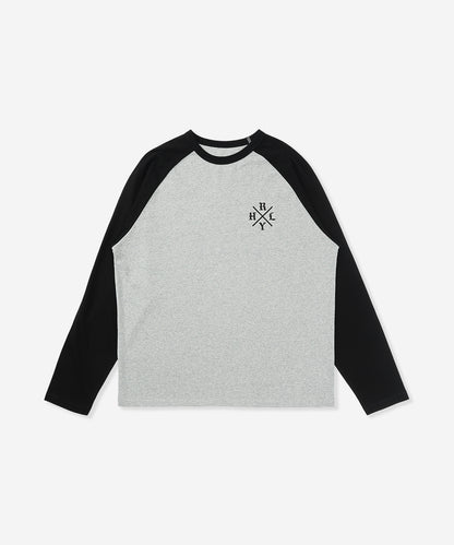 【NEW】ハーレー ラグラン オーバーサイズ ロングスリーブ Tシャツ (メンズ/ロンT/オーバーサイズ)