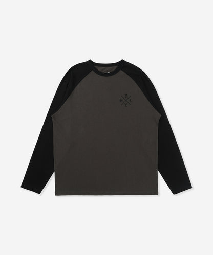 【NEW】ハーレー ラグラン オーバーサイズ ロングスリーブ Tシャツ (メンズ/ロンT/オーバーサイズ)