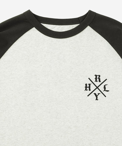 【NEW】ハーレー ラグラン オーバーサイズ ロングスリーブ Tシャツ (メンズ/ロンT/オーバーサイズ)