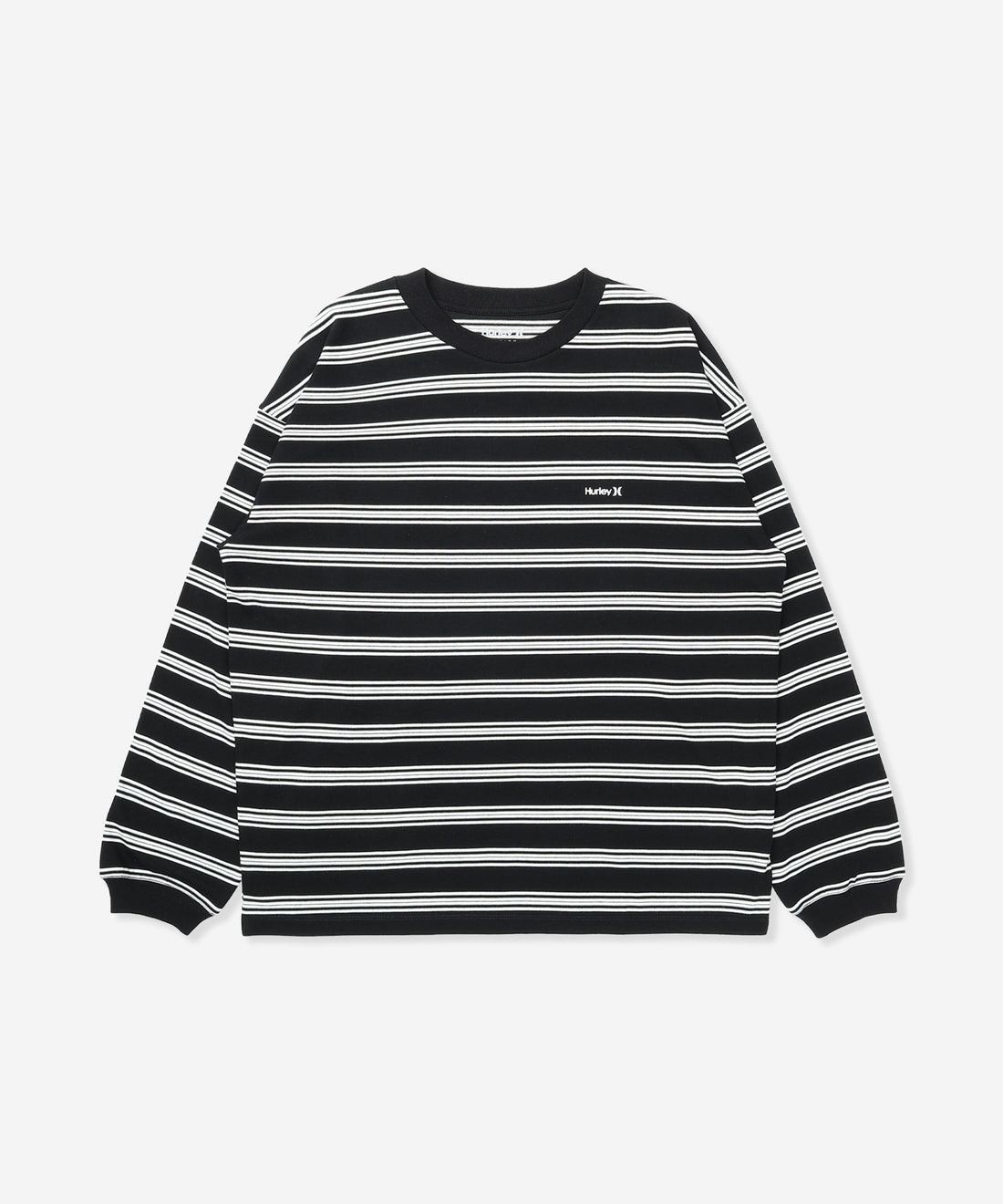 【NEW】ワンアンドオンリー ボーダー オーバーサイズ ロングスリーブ Tシャツ (メンズ/ロンT/オーバーサイズ)