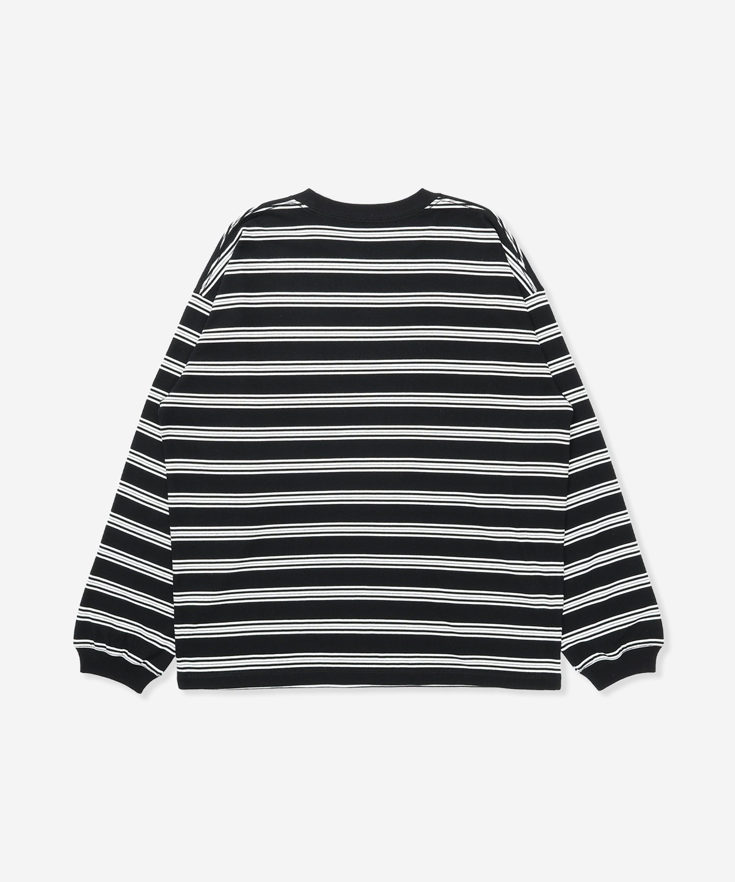 【NEW】ワンアンドオンリー ボーダー オーバーサイズ ロングスリーブ Tシャツ (メンズ/ロンT/オーバーサイズ)