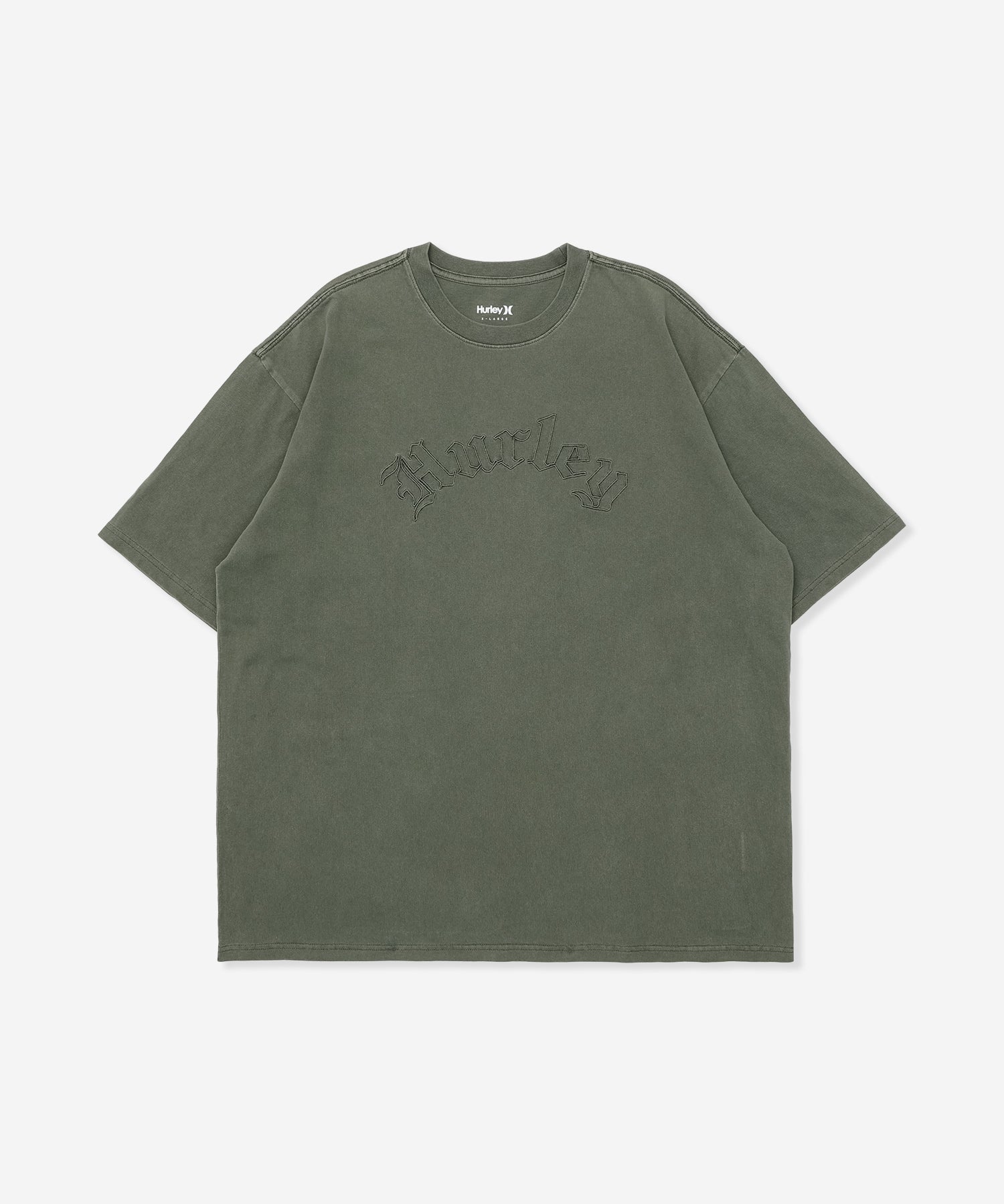 EMBROIDERY OLD ENGLISH LOGO OVERSIZED SHORTSLEEVE TEE メンズ/Tシャツ/オーバーサイズフィット