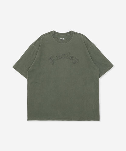 EMBROIDERY OLD ENGLISH LOGO OVERSIZED SHORTSLEEVE TEE メンズ/Tシャツ/オーバーサイズフィット