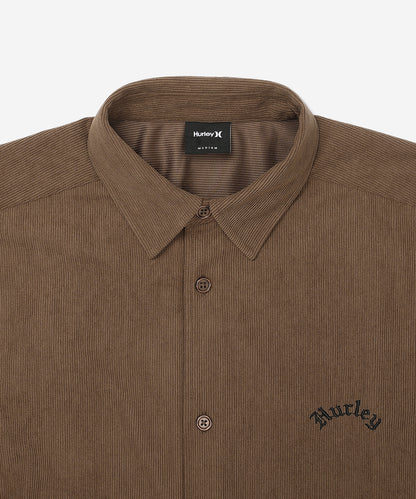 CORDUROY OLD ENGLISH LOGO SHIRTS メンズ/シャツ/オーバーサイズフィット