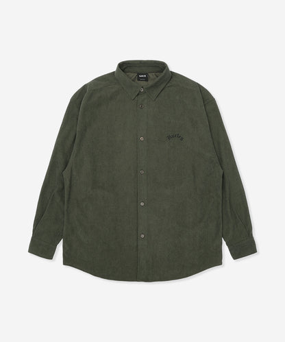 CORDUROY OLD ENGLISH LOGO SHIRTS メンズ/シャツ/オーバーサイズフィット